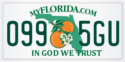 FL license plate 0995GU