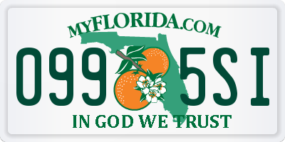 FL license plate 0995SI