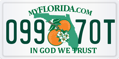 FL license plate 0997OT