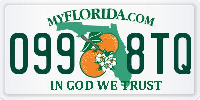 FL license plate 0998TQ