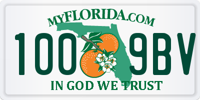 FL license plate 1009BV