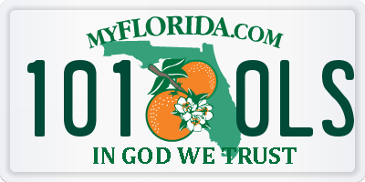 FL license plate 1010LS