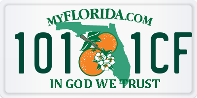 FL license plate 1011CF