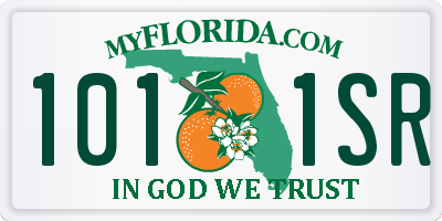 FL license plate 1011SR