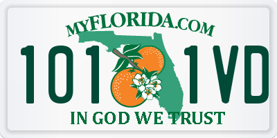 FL license plate 1011VD