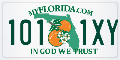 FL license plate 1011XY