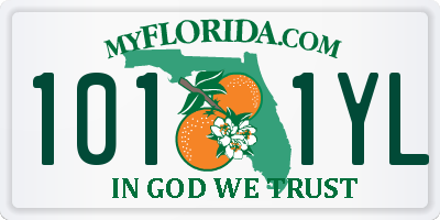 FL license plate 1011YL