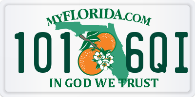 FL license plate 1016QI