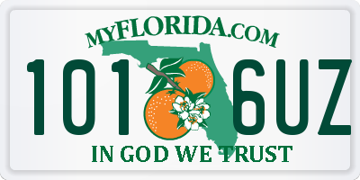 FL license plate 1016UZ