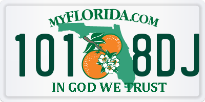 FL license plate 1018DJ