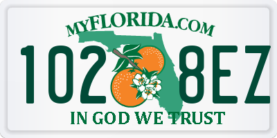 FL license plate 1028EZ