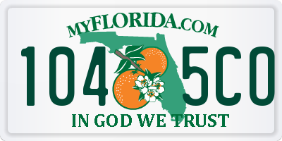 FL license plate 1045CO