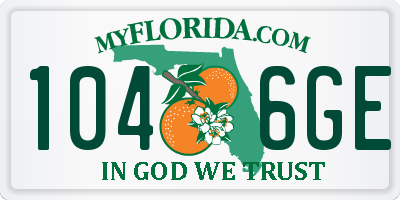 FL license plate 1046GE