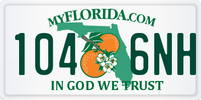 FL license plate 1046NH