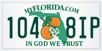 FL license plate 1048IP