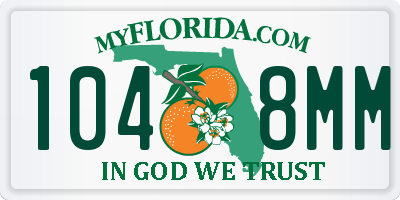 FL license plate 1048MM