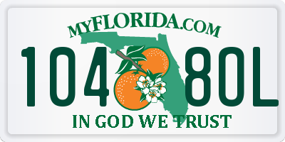 FL license plate 1048OL