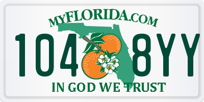 FL license plate 1048YY