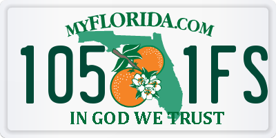 FL license plate 1051FS