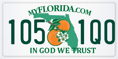 FL license plate 1051QO