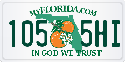 FL license plate 1055HI