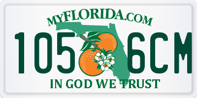 FL license plate 1056CM