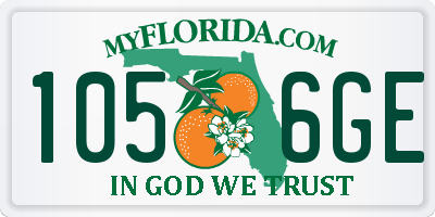 FL license plate 1056GE