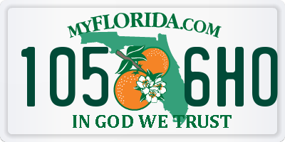FL license plate 1056HO