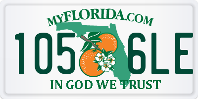 FL license plate 1056LE