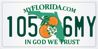 FL license plate 1056MY