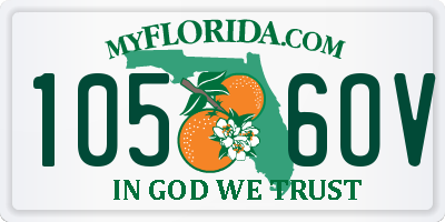 FL license plate 1056OV