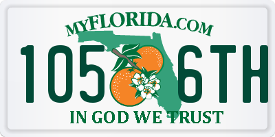 FL license plate 1056TH