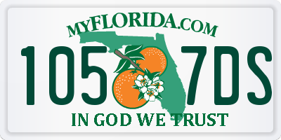 FL license plate 1057DS