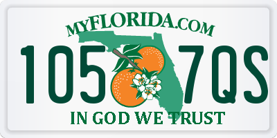 FL license plate 1057QS