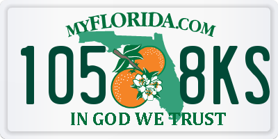 FL license plate 1058KS