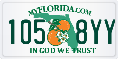 FL license plate 1058YY
