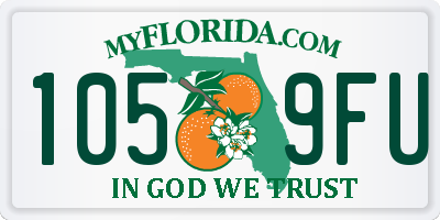 FL license plate 1059FU