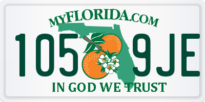 FL license plate 1059JE