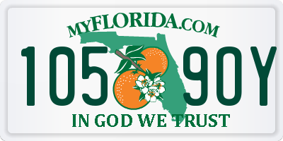 FL license plate 1059OY