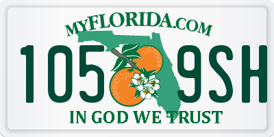FL license plate 1059SH