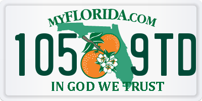 FL license plate 1059TD