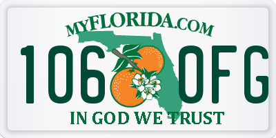 FL license plate 1060FG