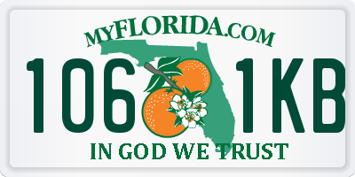 FL license plate 1061KB