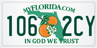 FL license plate 1062CY