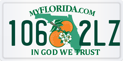 FL license plate 1062LZ