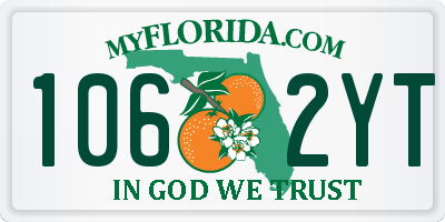 FL license plate 1062YT