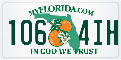 FL license plate 1064IH
