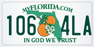 FL license plate 1064LA