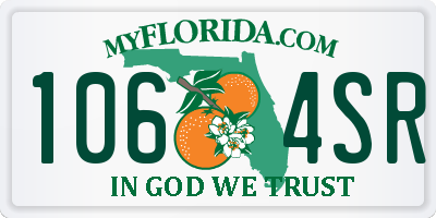 FL license plate 1064SR