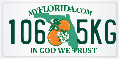FL license plate 1065KG